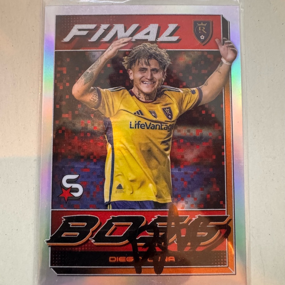 2024 Topps Diego Luna Final Boss On Card Auto MLS Real Salt Lake USMNT